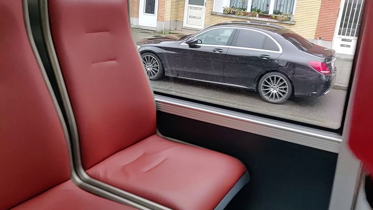 Testing the electric bus from the MIVB/STIB of the 64 line bordet-naamsepoort in Brussels.