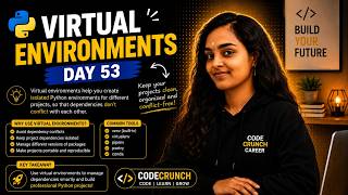 What Is a Python Virtual Environment 🤯| Day 54 | 100 Days of Python | Interview Question