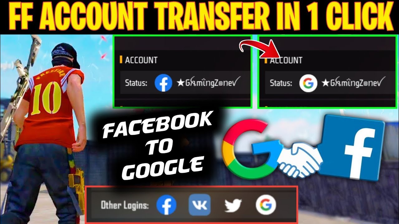 How to link Free Fire account with Facebook or Google - Touch, Tap, Play