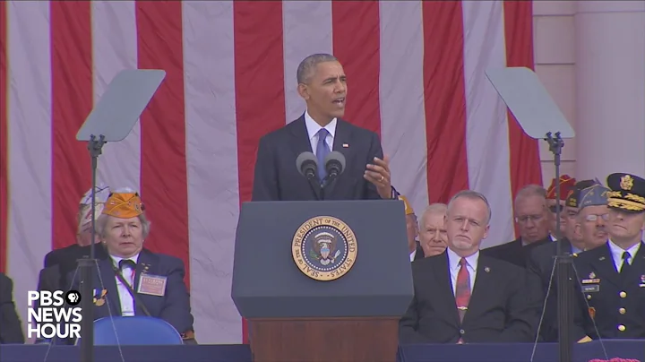 Watch President Obama speak for Veterans Day