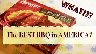 Banquet Backyard BBQ Meal. Amazing smoked barbecue in a box!  (Unboxing and preparation)