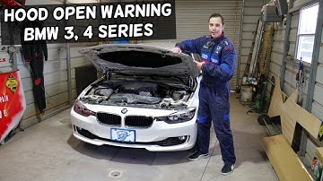 BMW HOOD OPEN WARNING HOOD IS CLOSED F30 F31 F32 F33 F36 318i 320i 328i 335i 418i 420i 428i 435i 318
