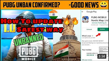 HOW TO UPDATE PUBG MOBILE 1.0.0 AFTER BAN-ANDROID AND IOS BOTH