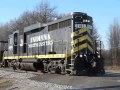 INER GP30 #2185 with empty coal cars