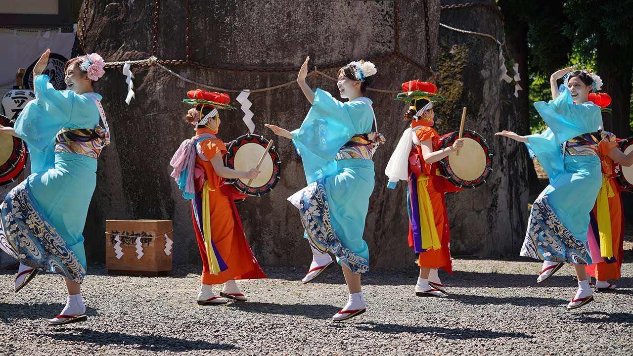 [4K]ミスさんさ踊り2025 お披露目 三ツ石神社で奉納演舞 | 岩手･盛岡観光情報（Morioka･Iwate）