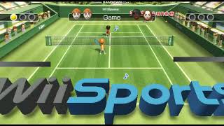 Rainer ANNIHILATING Elisa & Sarah | Wii Sports Tennis