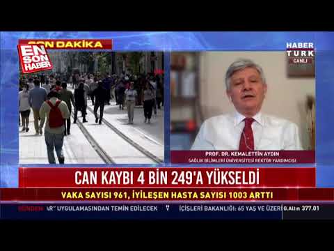 HABERTÜRK CANLI YAYININDA YELLENME SESİ YİNE DUYULDU