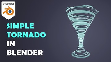 CREATE SIMPLE TORNADO IN BLENDER | TORNADO SHADER | BLENDER TUTORIAL | TORNADO MATERIAL