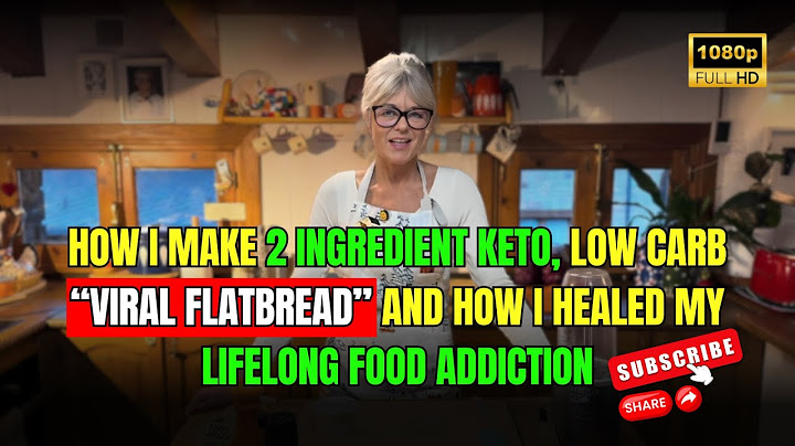 How I make 2 ingredient keto, low carb “Viral Flatbread“ and how I healed my lifelong food addiction