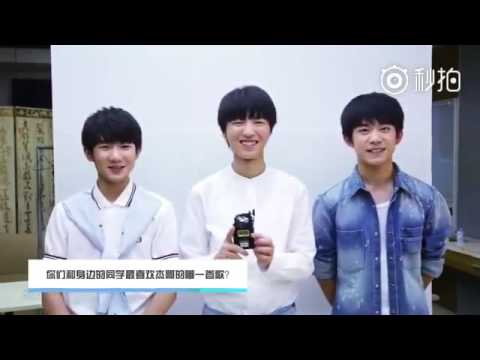 【TFBOYS】張傑演唱會 祝福視頻  160708