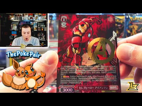 Pulling a $1000 IRON MAN from MARVEL CARD COLLECTION (Weiss Schwarz Marvel Card Collection Opening)
