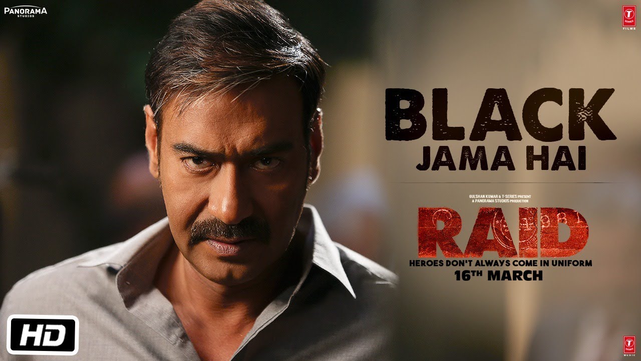 Black Jama Hai Video Song  RAID  Ajay Devgn  Ileana DCruz  Sukhwinder S Amit Trivedi  T Series