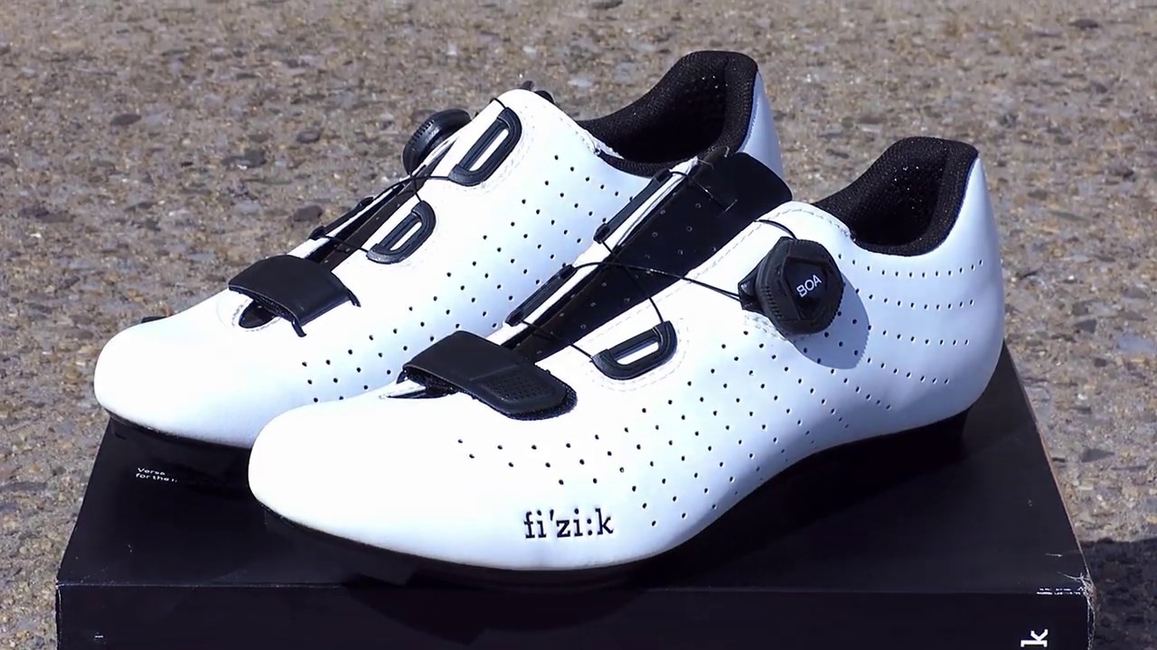 Fizik Tempo Overcurve R5 Racing Bike Shoes White/Black Shoe Size EU 42 2019 Cycling Shoes