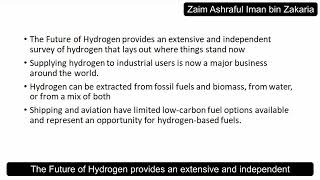 Unlocking the Potential of Hydrogen