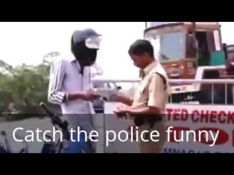 WhatsApp funny videos catch the police 2015 very funny videos