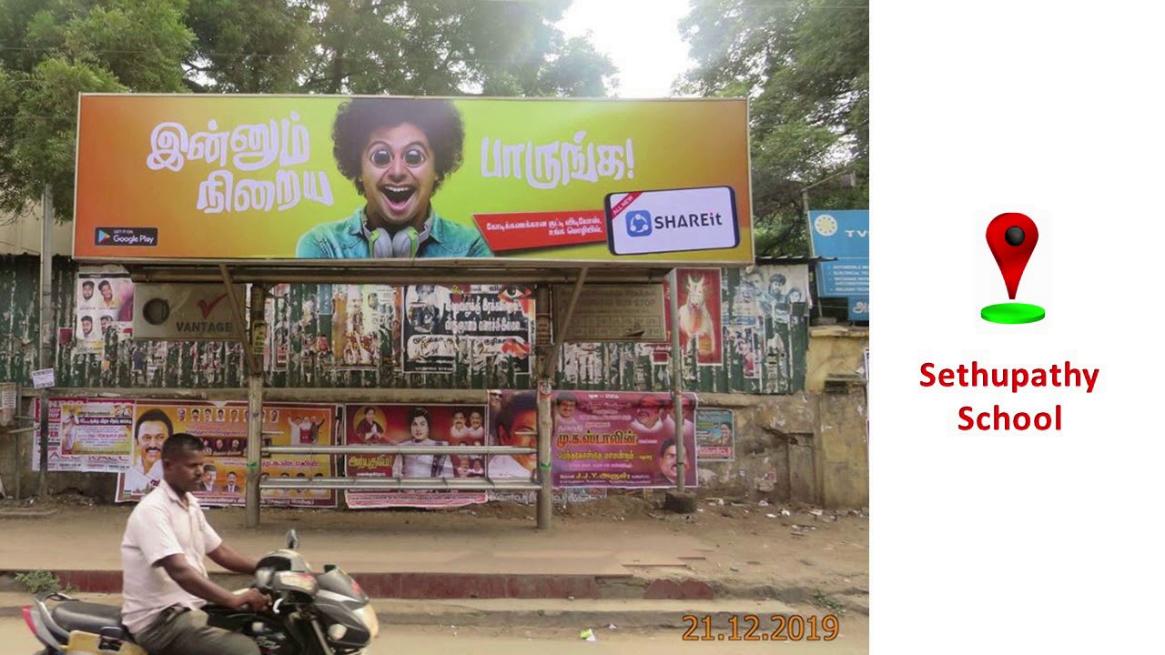 Outdoor Bus Shelter Advertising | Vantage Madurai - YouTube