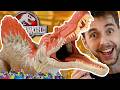 HOW MANY CRAZY BONES CAN IT EAT?!? - Jurassic Unboxing