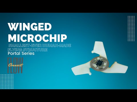 flying microchip - winged microchip is smallest-ever human-made flying structure