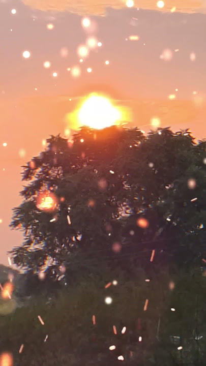 Earth and natural sunrise