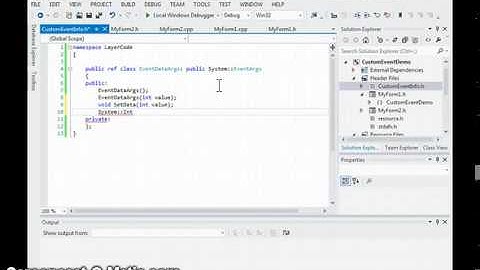 C++ Using Custom Events   Part 1 of 2   Setting up Project