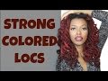 TIPS FOR STRONG DYED LOCS