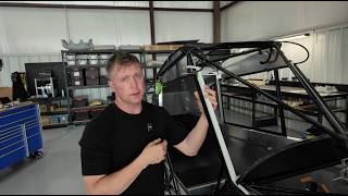 Rear Seat Support Bar & Lower Panel, Window Trim & Seat Belt Supports - Super Cub Build #4