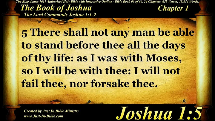 Joshua Chapter 1 - Bible Book 06 - The Holy Bible: HD Audio Text KJV Read Along