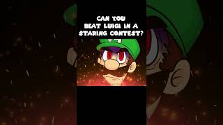 Can you BEAT Luigi in a STARING CONTEST?