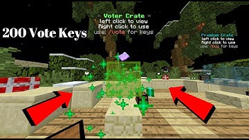 Opening 200 Vote Crate Keys On Blockdrop Factions!!! [NOT CLICKBAIT]