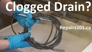 How to use a drain snake – to unclog blockages, fast