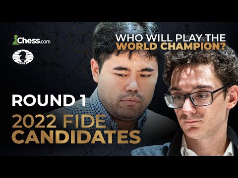 2022 FIDE Candidates  Magnus' Challengers Clash! Fabiano v. Nepo