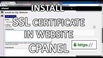 How to Install SSL Certificate in CPANEL | Easy Steps