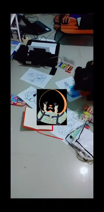 derita belajar online awas jangan salah fokus ada penampakan anak tuyul hehehhe