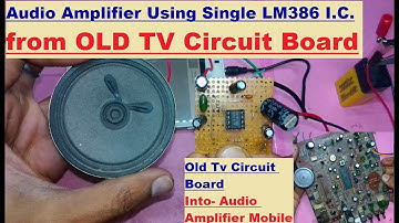 How To Make Audio Amplifier Using LM386 ic | DIY Amplifier Circuit | Best Audio Amplifier Circuit