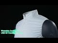 Wearable Cooling Fan Vest USB Air Conditioned Clothes with 2 Cooling Fans 3 Windspeed Adjustable