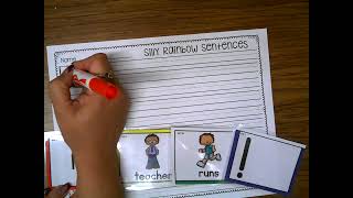 Silly Rainbow Sentences
