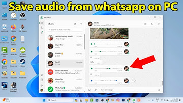 How to download whatsapp voice messages on pc