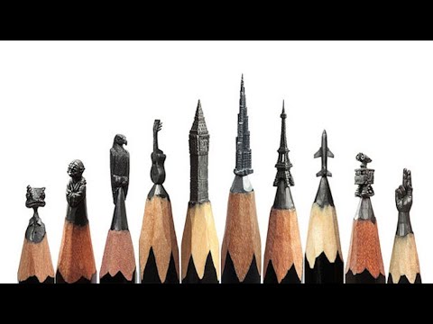 JE TAILLE ART DANS UNE MINE DE CRAYON !!! 