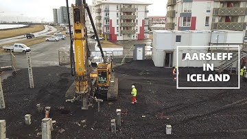 Raked Driven Precast Concrete Piles | Iceland
