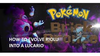 How To Catch Riolu In Pokemon Brick Bronze Forever #pokemon #pokemonbr