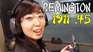 Shooting The Remington 1911 45 Cal. Handgun