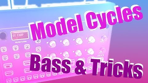 Elektron Model:Cycles Sound design bass pattern & Tricks