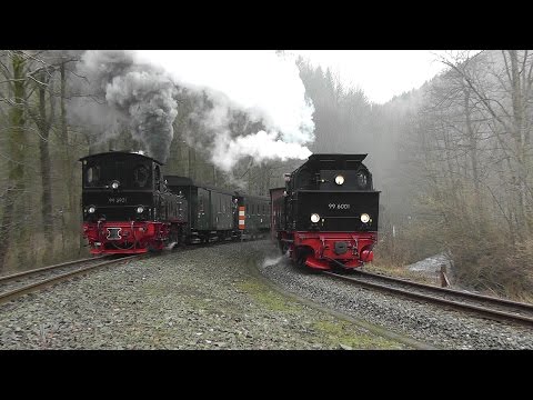 Foto-Sonderfahrt der IG Harzer Schmalspurbahnen mit den Dampfloks 99 6001 und 99 5901 @martinlaubner