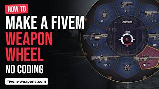 How to Make a Custom FiveM Weapon Wheel — No Coding, No OpenIV (Full Tutorial)