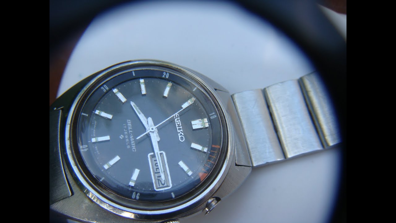 Vintage Rare Seiko 4006 6011 DAYDATE Bell Matic watch ** See Video ** -  YouTube