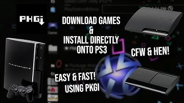 [How To] Install PKGi & Games on PS3 | CFW & HEN, Updated
