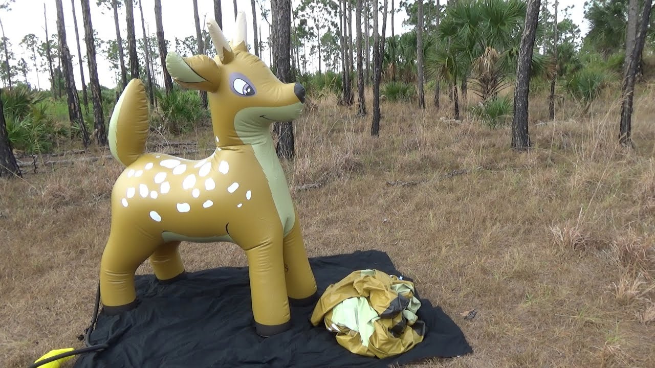 Giant 6-Foot Tall Inflatable Buck from Phenod Toys - YouTube