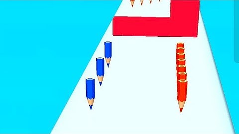 Color Pencil Run Android iOS Walkthrough Gameplay All Levels New Update 01