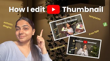 How To Make YouTube Thumbnails | YouTube Thumbnail Kaise Banaye #trending