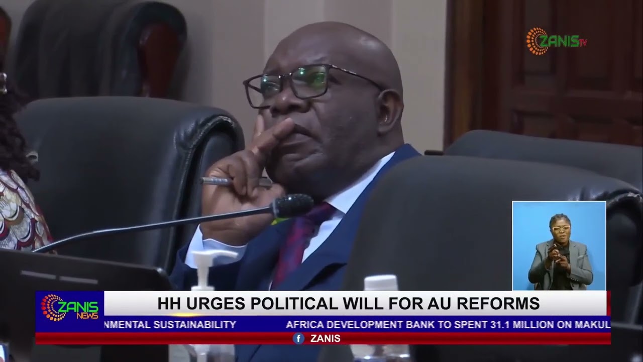 Президент Хичилема призывает к политической воле для реформ в Африканском союзе.